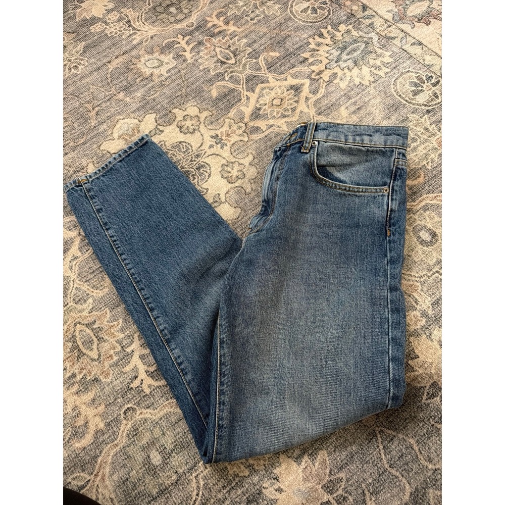 Zara Dark Wash Baggy Fit Loose Jeans